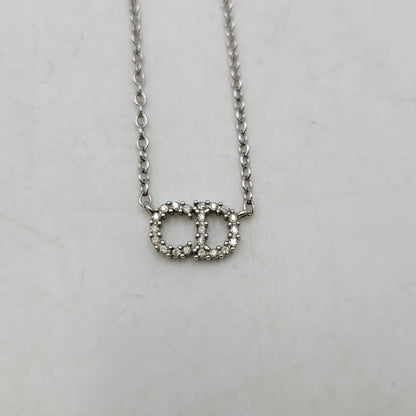 【中古品】【レディース】 DIOR ディオール PETIT プチ CD NECKLACE ネックレス アクセサリー 182-260916-ya-14-izu カラー：シルバー 万代Net店