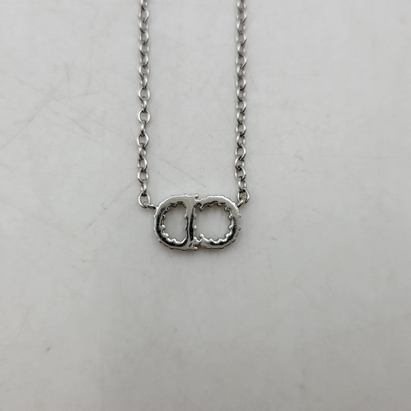 【中古品】【レディース】 DIOR ディオール PETIT プチ CD NECKLACE ネックレス アクセサリー 182-260916-ya-14-izu カラー：シルバー 万代Net店