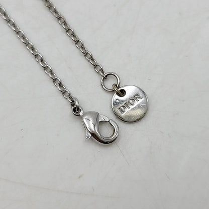 【中古品】【レディース】 DIOR ディオール PETIT プチ CD NECKLACE ネックレス アクセサリー 182-260916-ya-14-izu カラー：シルバー 万代Net店