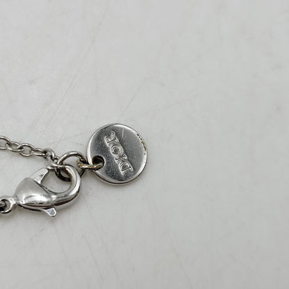 【中古品】【レディース】 DIOR ディオール PETIT プチ CD NECKLACE ネックレス アクセサリー 182-260916-ya-14-izu カラー：シルバー 万代Net店