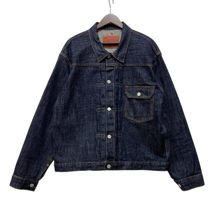 【中古品】【メンズ】 OUTSTANDING アウトスタンディング SELVEDGE DENIM 1ST JACKET セルビッチ デニム ファースト ジャケット アウター 145-260915-cs-10-izu サイズ：42 カラー：インディゴ 万代Net店