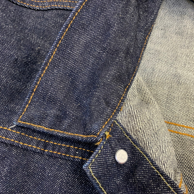 【中古品】【メンズ】 OUTSTANDING アウトスタンディング SELVEDGE DENIM 1ST JACKET セルビッチ デニム ファースト ジャケット アウター 145-260915-cs-10-izu サイズ：42 カラー：インディゴ 万代Net店