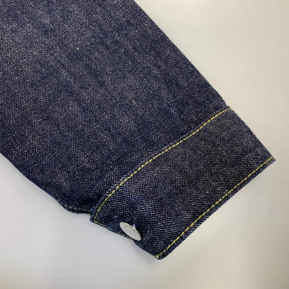 【中古品】【メンズ】 OUTSTANDING アウトスタンディング SELVEDGE DENIM 1ST JACKET セルビッチ デニム ファースト ジャケット アウター 145-260915-cs-10-izu サイズ：42 カラー：インディゴ 万代Net店