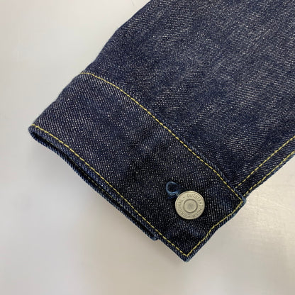 【中古品】【メンズ】 OUTSTANDING アウトスタンディング SELVEDGE DENIM 1ST JACKET セルビッチ デニム ファースト ジャケット アウター 145-260915-cs-10-izu サイズ：42 カラー：インディゴ 万代Net店