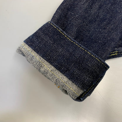 【中古品】【メンズ】 OUTSTANDING アウトスタンディング SELVEDGE DENIM 1ST JACKET セルビッチ デニム ファースト ジャケット アウター 145-260915-cs-10-izu サイズ：42 カラー：インディゴ 万代Net店