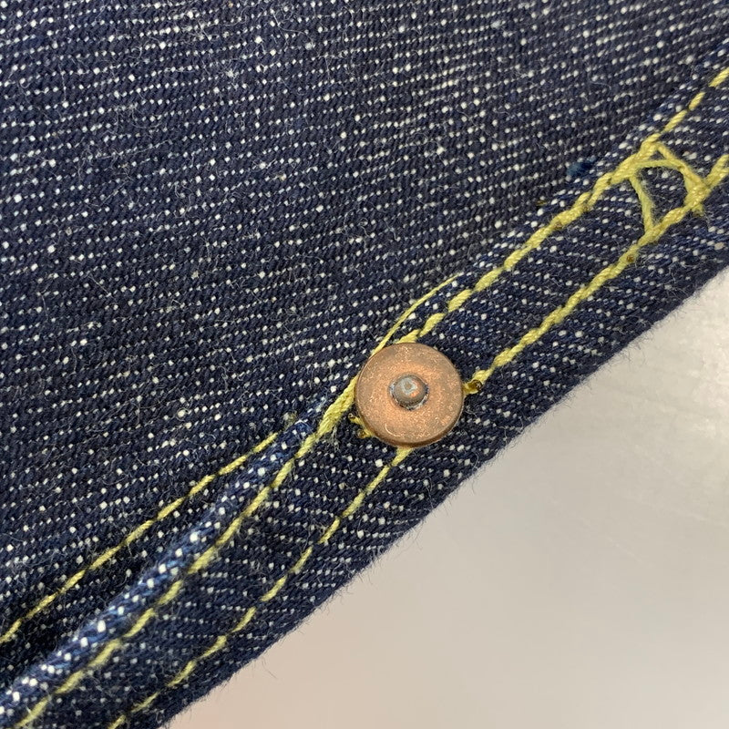 【中古品】【メンズ】 OUTSTANDING アウトスタンディング SELVEDGE DENIM 1ST JACKET セルビッチ デニム ファースト ジャケット アウター 145-260915-cs-10-izu サイズ：42 カラー：インディゴ 万代Net店