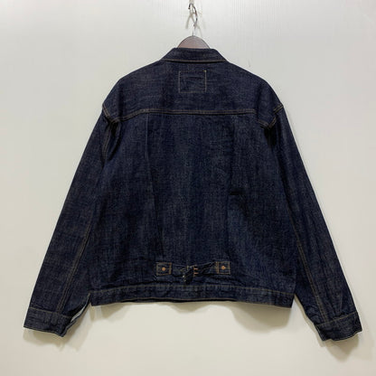 【中古品】【メンズ】 OUTSTANDING アウトスタンディング SELVEDGE DENIM 1ST JACKET セルビッチ デニム ファースト ジャケット アウター 145-260915-cs-10-izu サイズ：42 カラー：インディゴ 万代Net店