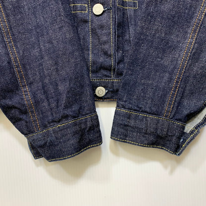 【中古品】【メンズ】 OUTSTANDING アウトスタンディング SELVEDGE DENIM 1ST JACKET セルビッチ デニム ファースト ジャケット アウター 145-260915-cs-10-izu サイズ：42 カラー：インディゴ 万代Net店