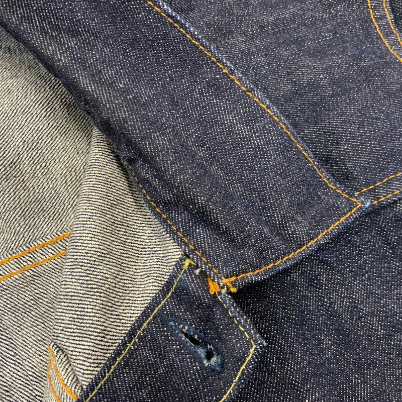 【中古品】【メンズ】 OUTSTANDING アウトスタンディング SELVEDGE DENIM 1ST JACKET セルビッチ デニム ファースト ジャケット アウター 145-260915-cs-10-izu サイズ：42 カラー：インディゴ 万代Net店