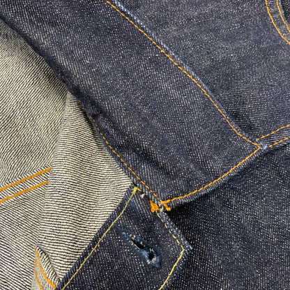 【中古品】【メンズ】 OUTSTANDING アウトスタンディング SELVEDGE DENIM 1ST JACKET セルビッチ デニム ファースト ジャケット アウター 145-260915-cs-10-izu サイズ：42 カラー：インディゴ 万代Net店