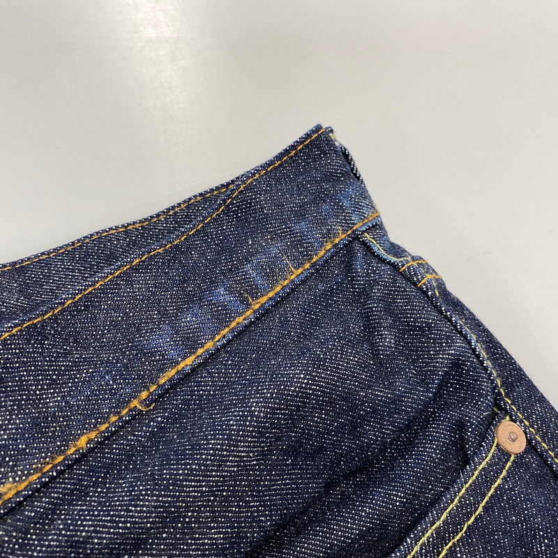 【中古品】【メンズ】 OUTSTANDING アウトスタンディング 40S SELVEDGE STRAIGHT PANTS セルビッジ ストレート パンツ ボトムス ズボン 156-260914-cs-01-izu サイズ：32 カラー：インディゴ 万代Net店