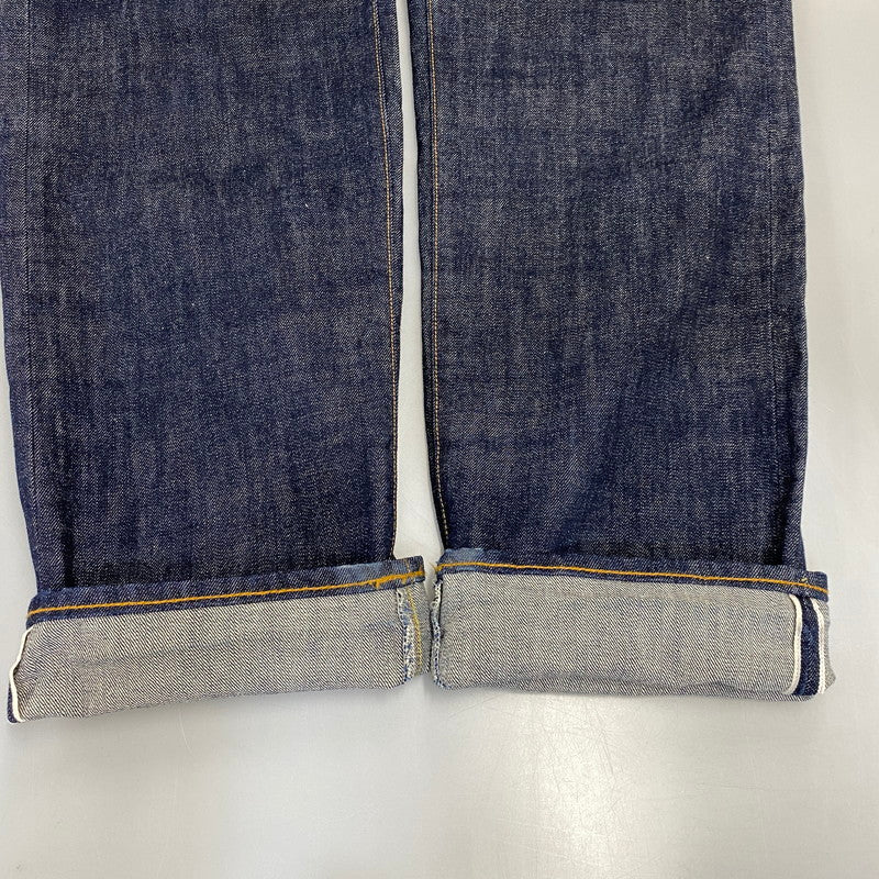 【中古品】【メンズ】 OUTSTANDING アウトスタンディング 40S SELVEDGE STRAIGHT PANTS セルビッジ ストレート パンツ ボトムス ズボン 156-260914-cs-01-izu サイズ：32 カラー：インディゴ 万代Net店