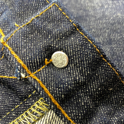 【中古品】【メンズ】 OUTSTANDING アウトスタンディング 40S SELVEDGE STRAIGHT PANTS セルビッジ ストレート パンツ ボトムス ズボン 156-260914-cs-01-izu サイズ：32 カラー：インディゴ 万代Net店