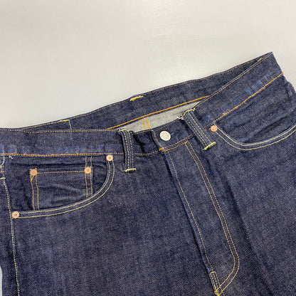 【中古品】【メンズ】 OUTSTANDING アウトスタンディング 40S SELVEDGE STRAIGHT PANTS セルビッジ ストレート パンツ ボトムス ズボン 156-260914-cs-01-izu サイズ：32 カラー：インディゴ 万代Net店