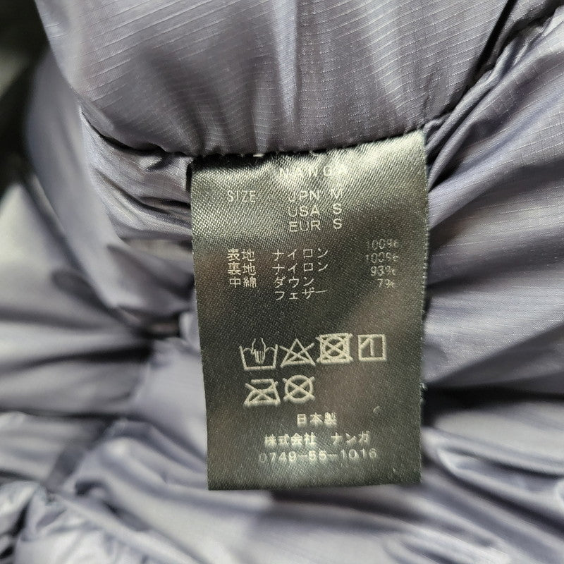 【現状渡し品】【メンズ】 NANGA ナンガ ×TENT-MARK DESIGNS テンマクデザイン DOWN PARKA ダウン パーカー アウター 144-260916-ya-08-izu サイズ：M カラー：ブラック 万代Net店