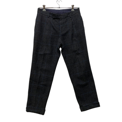 【現状渡し品】【メンズ】 SACAI サカイ 12-00327M 12AW SIDE STRIPE GLEN CHECK WOOL PANTS サイド ストライプ グレン チェック ウール パンツ ボトムス ズボン 151-260914-cs-03-izu サイズ：2 カラー：チャコール系 万代Net店