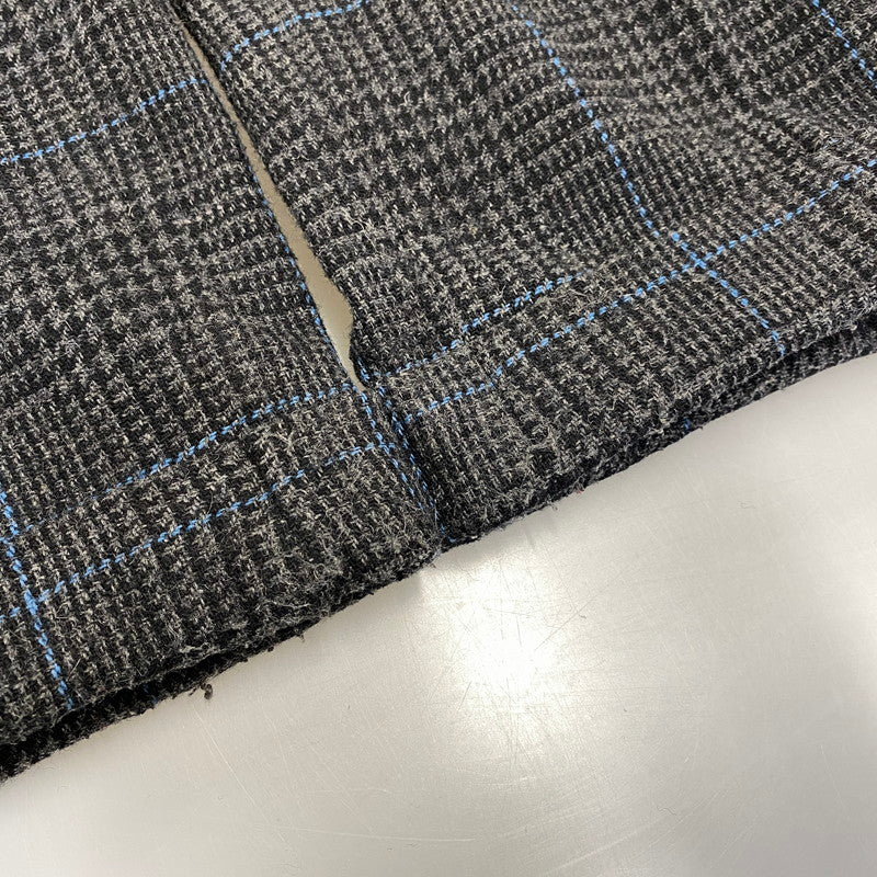 【現状渡し品】【メンズ】 SACAI サカイ 12-00327M 12AW SIDE STRIPE GLEN CHECK WOOL PANTS サイド ストライプ グレン チェック ウール パンツ ボトムス ズボン 151-260914-cs-03-izu サイズ：2 カラー：チャコール系 万代Net店