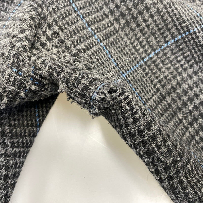 【現状渡し品】【メンズ】 SACAI サカイ 12-00327M 12AW SIDE STRIPE GLEN CHECK WOOL PANTS サイド ストライプ グレン チェック ウール パンツ ボトムス ズボン 151-260914-cs-03-izu サイズ：2 カラー：チャコール系 万代Net店