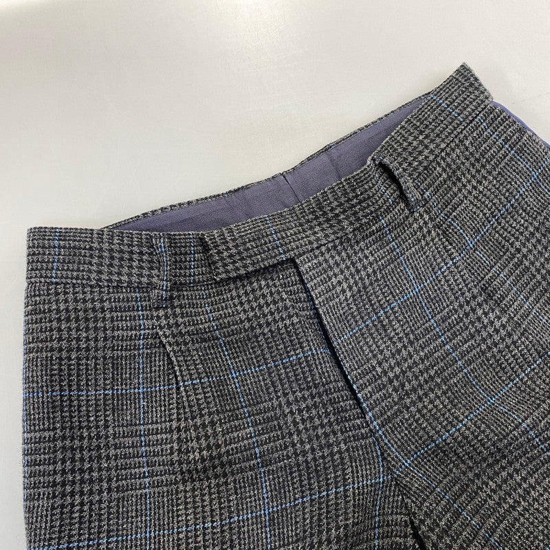 【現状渡し品】【メンズ】 SACAI サカイ 12-00327M 12AW SIDE STRIPE GLEN CHECK WOOL PANTS サイド ストライプ グレン チェック ウール パンツ ボトムス ズボン 151-260914-cs-03-izu サイズ：2 カラー：チャコール系 万代Net店