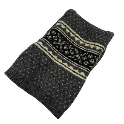 【中古品】【メンズ/レディース】 JUNYA WATANABE MAN COMME DES GARCONS ジュンヤ ワタナベ コム デ ギャルソン WH-K404 NORDIC WOOL MUFFLER ノルディック ウール マフラー 187-260916-yn-05-izu カラー：グレー 万代Net店
