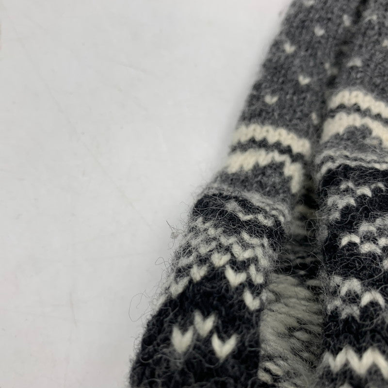 【中古品】【メンズ/レディース】 JUNYA WATANABE MAN COMME DES GARCONS ジュンヤ ワタナベ コム デ ギャルソン WH-K404 NORDIC WOOL MUFFLER ノルディック ウール マフラー 187-260916-yn-05-izu カラー：グレー 万代Net店