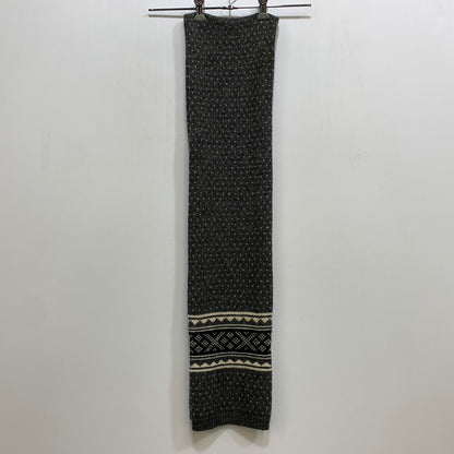 【中古品】【メンズ/レディース】 JUNYA WATANABE MAN COMME DES GARCONS ジュンヤ ワタナベ コム デ ギャルソン WH-K404 NORDIC WOOL MUFFLER ノルディック ウール マフラー 187-260916-yn-05-izu カラー：グレー 万代Net店