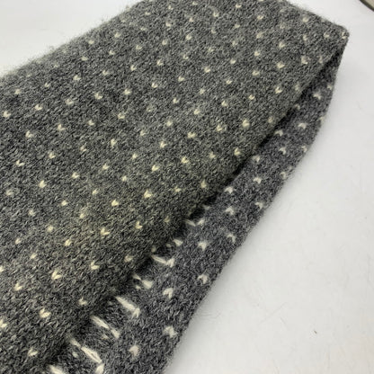 【中古品】【メンズ/レディース】 JUNYA WATANABE MAN COMME DES GARCONS ジュンヤ ワタナベ コム デ ギャルソン WH-K404 NORDIC WOOL MUFFLER ノルディック ウール マフラー 187-260916-yn-05-izu カラー：グレー 万代Net店
