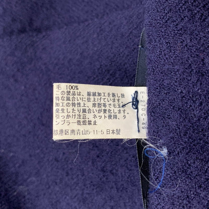 【現状渡し品】【メンズ/レディース】 COMME DES GARCONS HOMME コムデギャルソンオム HD-K401 収縮 マフラー 187-260922-ya-03-izu カラー：ネイビー 万代Net店