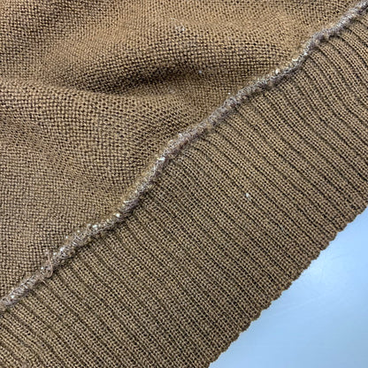 【現状渡し品】【メンズ】 USED CARDIGAN カーディガン 長袖 146-260921-as-35-izu サイズ：M カラー：ブラウン 万代Net店