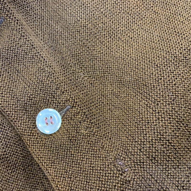 【現状渡し品】【メンズ】 USED CARDIGAN カーディガン 長袖 146-260921-as-35-izu サイズ：M カラー：ブラウン 万代Net店