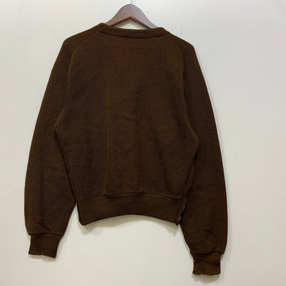【現状渡し品】【メンズ】 USED CARDIGAN カーディガン 長袖 146-260921-as-35-izu サイズ：M カラー：ブラウン 万代Net店