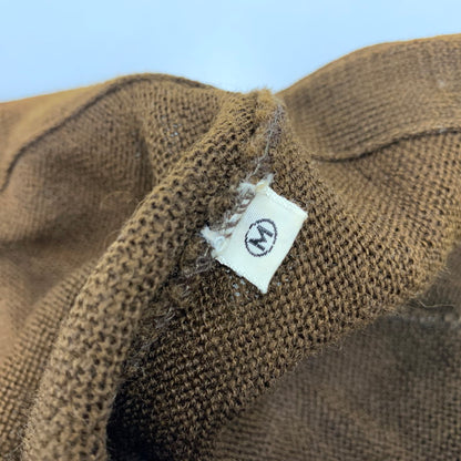 【現状渡し品】【メンズ】 USED CARDIGAN カーディガン 長袖 146-260921-as-35-izu サイズ：M カラー：ブラウン 万代Net店
