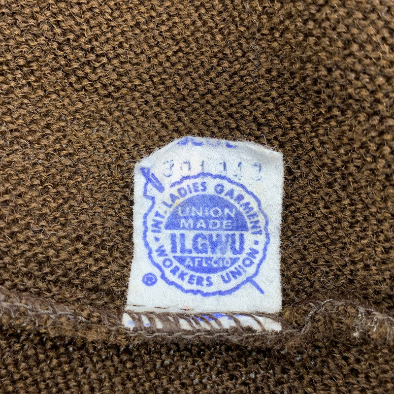 【現状渡し品】【メンズ】 USED CARDIGAN カーディガン 長袖 146-260921-as-35-izu サイズ：M カラー：ブラウン 万代Net店