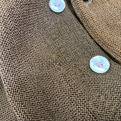 【現状渡し品】【メンズ】 USED CARDIGAN カーディガン 長袖 146-260921-as-35-izu サイズ：M カラー：ブラウン 万代Net店