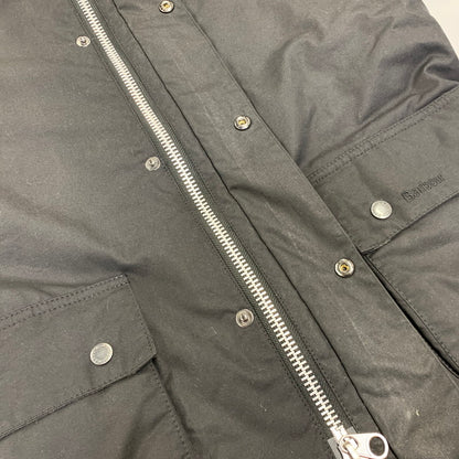 【中古品】【メンズ】 BARBOUR バーブァー 1802341 MWX1406BK71 18AW STRATHYRE WAX JACKET ストラサー ワックス ジャケット アウター 144-260915-cs-12-izu サイズ：S カラー：ブラック 万代Net店