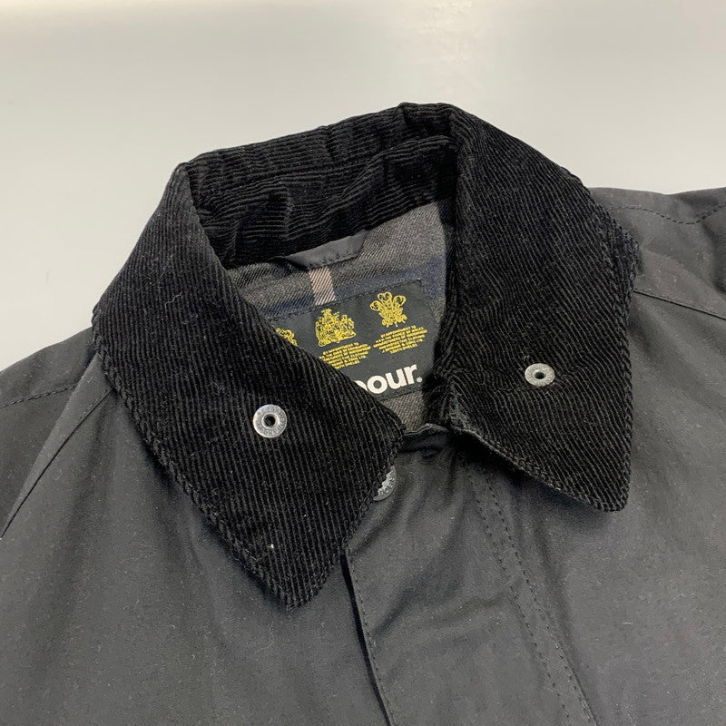 【中古品】【メンズ】 BARBOUR バーブァー 1802341 MWX1406BK71 18AW STRATHYRE WAX JACKET ストラサー ワックス ジャケット アウター 144-260915-cs-12-izu サイズ：S カラー：ブラック 万代Net店