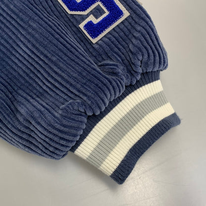 【中古品】【メンズ】 WIND AND SEA × LIBERE VARSITY ウィンダンシー リベーレ JACKET バーシティ ジャケット アウター 142-260915-cs-03-izu サイズ：L カラー：ブルー 万代Net店