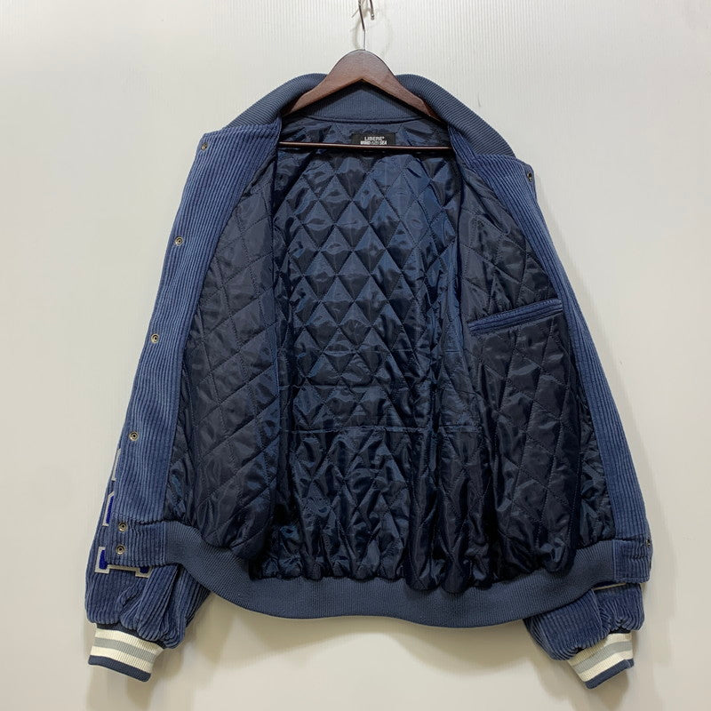 【中古品】【メンズ】 WIND AND SEA × LIBERE VARSITY ウィンダンシー リベーレ JACKET バーシティ ジャケット アウター 142-260915-cs-03-izu サイズ：L カラー：ブルー 万代Net店