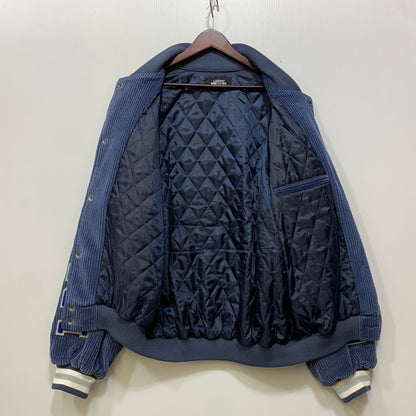 【中古品】【メンズ】 WIND AND SEA × LIBERE VARSITY ウィンダンシー リベーレ JACKET バーシティ ジャケット アウター 142-260915-cs-03-izu サイズ：L カラー：ブルー 万代Net店