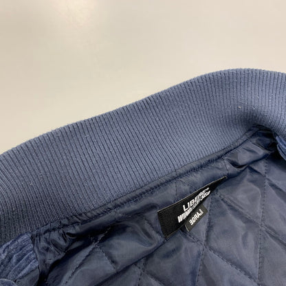 【中古品】【メンズ】 WIND AND SEA × LIBERE VARSITY ウィンダンシー リベーレ JACKET バーシティ ジャケット アウター 142-260915-cs-03-izu サイズ：L カラー：ブルー 万代Net店