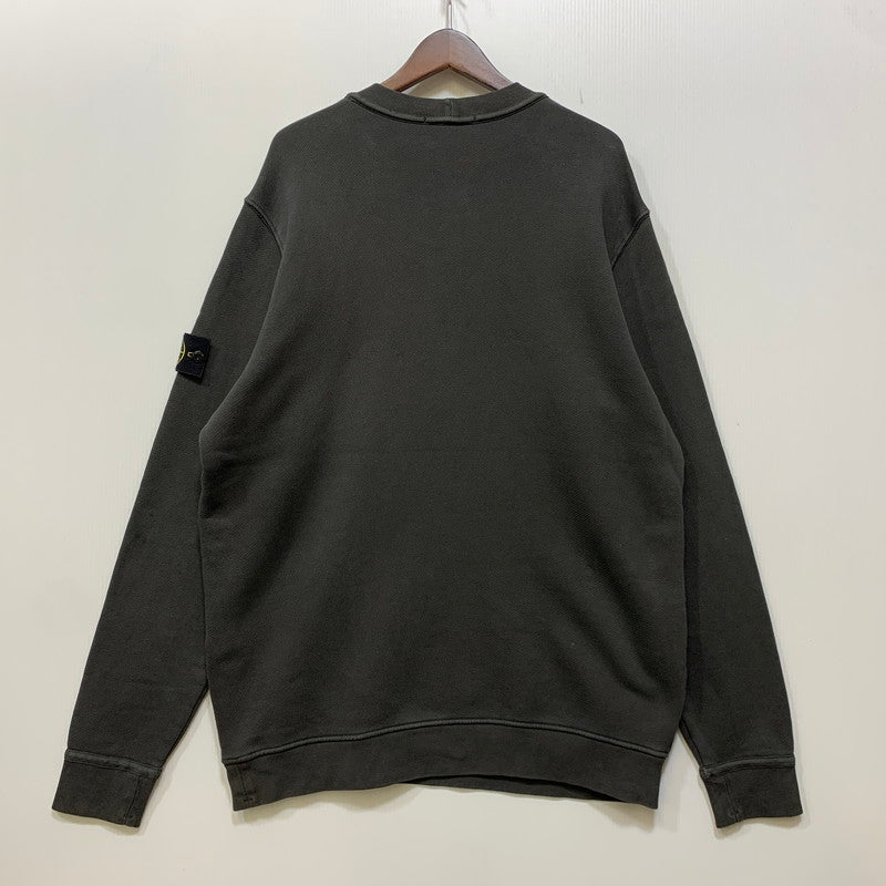 【中古品】【メンズ】 STONE ISLAND ストーンアイランド 811561241 GARMENT DYE FELPA SWEATSHIRT ガーメント ダイ フェルパ スウェットシャツ トップス 長袖 141-260915-cs-06-izu サイズ：XL カラー：グレー 万代Net店