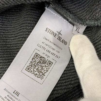 【中古品】【メンズ】 STONE ISLAND ストーンアイランド 811561241 GARMENT DYE FELPA SWEATSHIRT ガーメント ダイ フェルパ スウェットシャツ トップス 長袖 141-260915-cs-06-izu サイズ：XL カラー：グレー 万代Net店