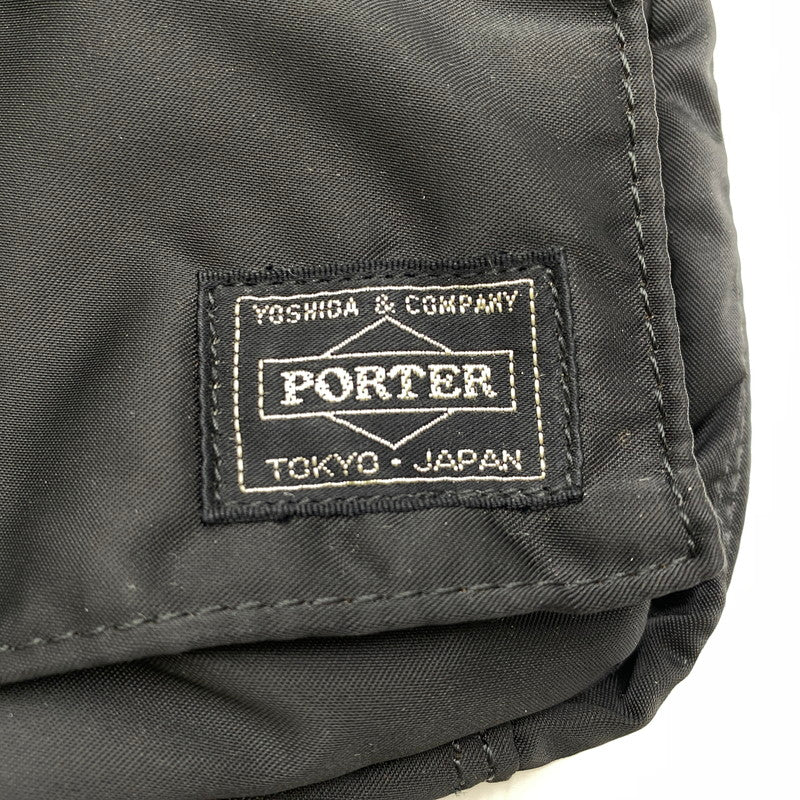 【中古品】【メンズ/レディース】 PORTER ポーター TANKER SHOULDER BAG タンカー ショルダーバッグ 鞄 カバン 188-260916-ay-12-izu カラー：ブラック 万代Net店