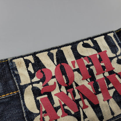 【中古品】【メンズ】 EVISU エヴィス 20周年記念 "大黒×恵美寿"DENIM PANTS デニム パンツ ズボン ボトムス 156-260916-ya-12-izu サイズ：32 カラー：インディゴ 万代Net店