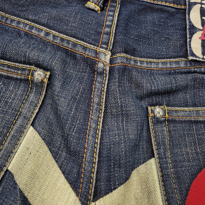 【中古品】【メンズ】 EVISU エヴィス 20周年記念 "大黒×恵美寿"DENIM PANTS デニム パンツ ズボン ボトムス 156-260916-ya-12-izu サイズ：32 カラー：インディゴ 万代Net店