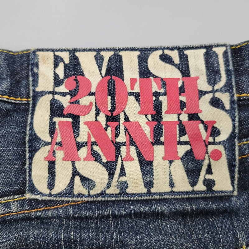 【中古品】【メンズ】 EVISU エヴィス 20周年記念 "大黒×恵美寿"DENIM PANTS デニム パンツ ズボン ボトムス 156-260916-ya-12-izu サイズ：32 カラー：インディゴ 万代Net店