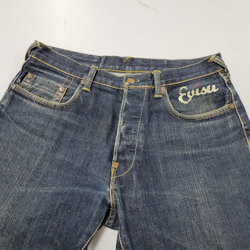 【中古品】【メンズ】 EVISU エヴィス 20周年記念 "大黒×恵美寿"DENIM PANTS デニム パンツ ズボン ボトムス 156-260916-ya-12-izu サイズ：32 カラー：インディゴ 万代Net店
