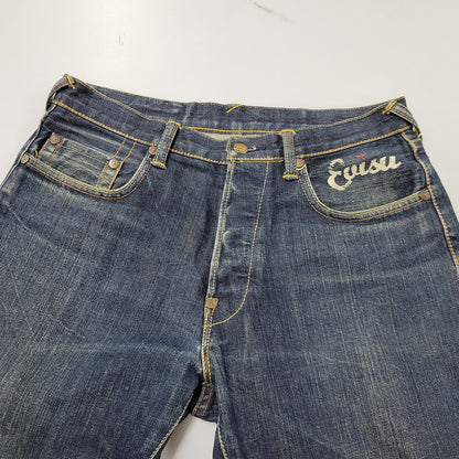 【中古品】【メンズ】 EVISU エヴィス 20周年記念 "大黒×恵美寿"DENIM PANTS デニム パンツ ズボン ボトムス 156-260916-ya-12-izu サイズ：32 カラー：インディゴ 万代Net店