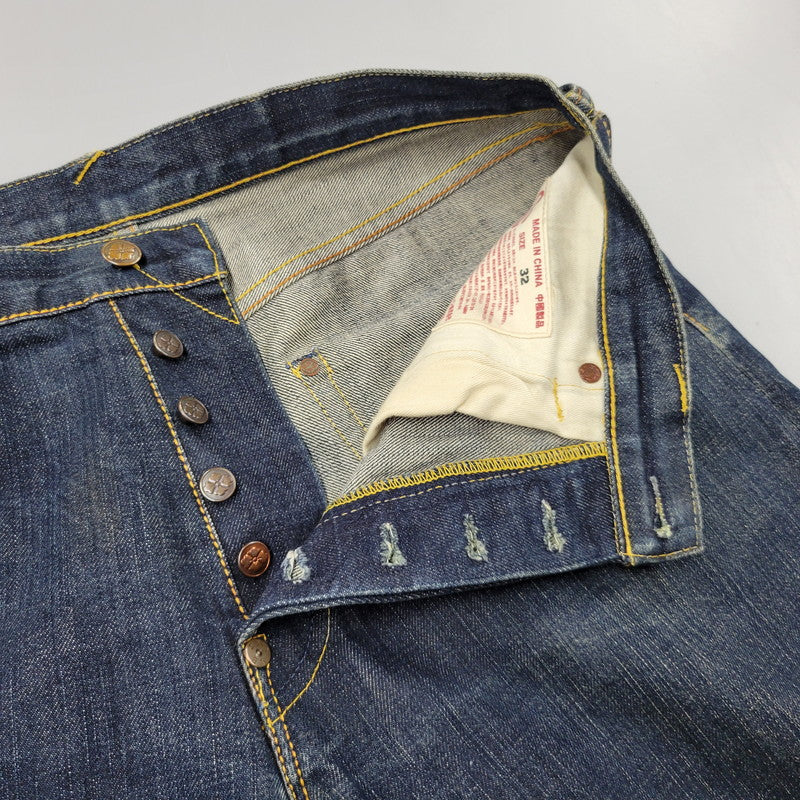 【中古品】【メンズ】 EVISU エヴィス 20周年記念 "大黒×恵美寿"DENIM PANTS デニム パンツ ズボン ボトムス 156-260916-ya-12-izu サイズ：32 カラー：インディゴ 万代Net店