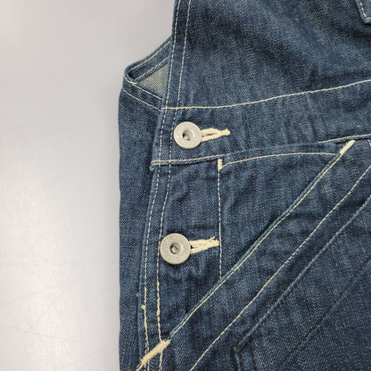 【中古品】【メンズ】 EVISU エヴィス ビックカモメ PAINT DOUBLEKNEE DENIM OVERALL ペイント ダブルニー デニム オーバーオール 145-260916-ya-10-izu サイズ：30 カラー：インディゴ 万代Net店